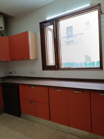 Kitchen in 4 BHK Builder Floor at New Friends Colony – for Rent