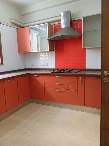 Kitchen in 4 BHK Builder Floor at New Friends Colony – for Rent