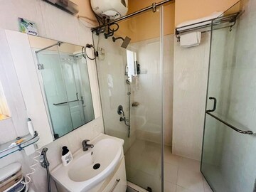 Bathroom in 3 BHK Builder Floor at DLF The Belvedere Park, Sector 24 – for Rent