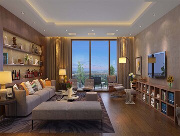 Living Room in 3.5 BHK Apartment at Mapsko Royale Ville, Sector 82 – for Sale