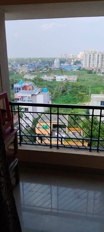 Balcony in 3 BHK Apartment at New Town Tower, New Town Action Area 1 – for Rent