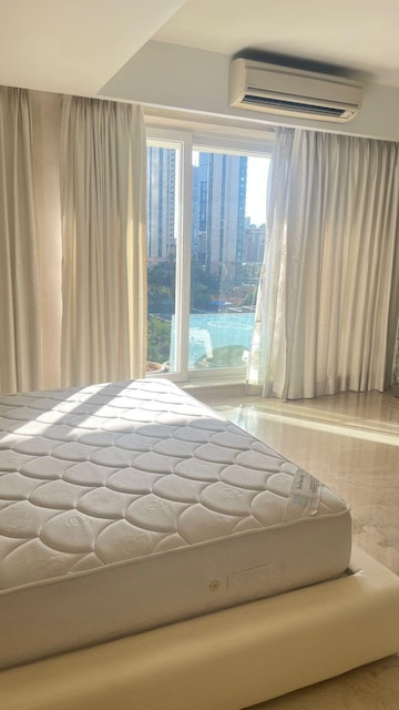 Bedroom in 4 BHK Apartment at Sumer Trinity Towers, Prabhadevi – for Rent