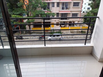 Balcony in 2 BHK Apartment at New Town Tower, New Town Action Area 1 – for Sale