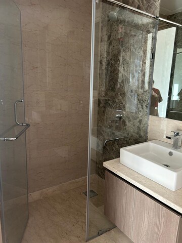 Bathroom in 3 BHK Apartment at Ambience Creacions, Sector 22 – for Rent