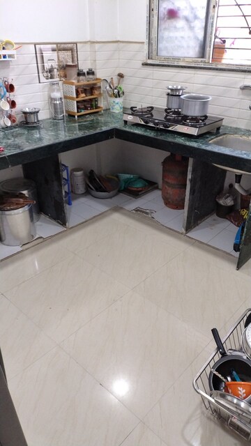 Kitchen in 2 BHK Apartment at Shantinagar Colony – for Sale