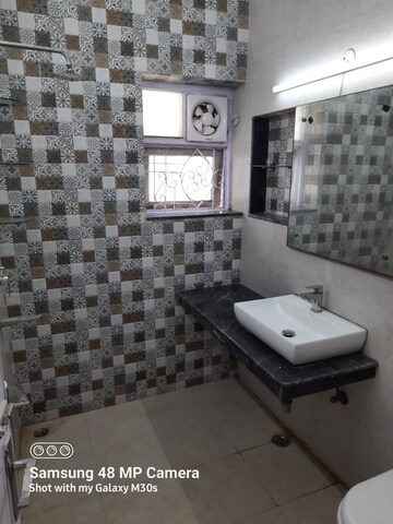 Bathroom in 3 BHK Apartment at Greater Kailash I – for Rent