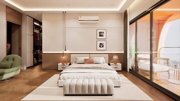Bedroom in 4 BHK Apartment at Chaitanya Tower, Prabhadevi – for Rent