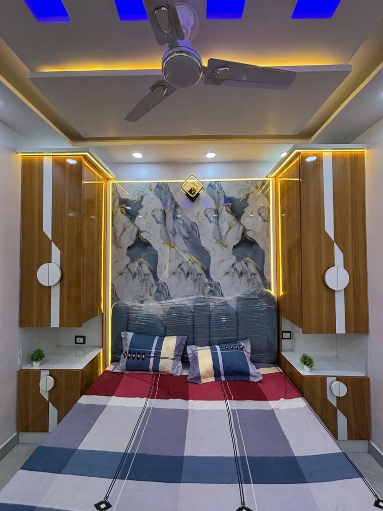 Master Bedroom, sa-homes-i 2.5 Bedroom 456 Sq.Ft. Builder Floor In Uttam Nagar Delhi 8895718