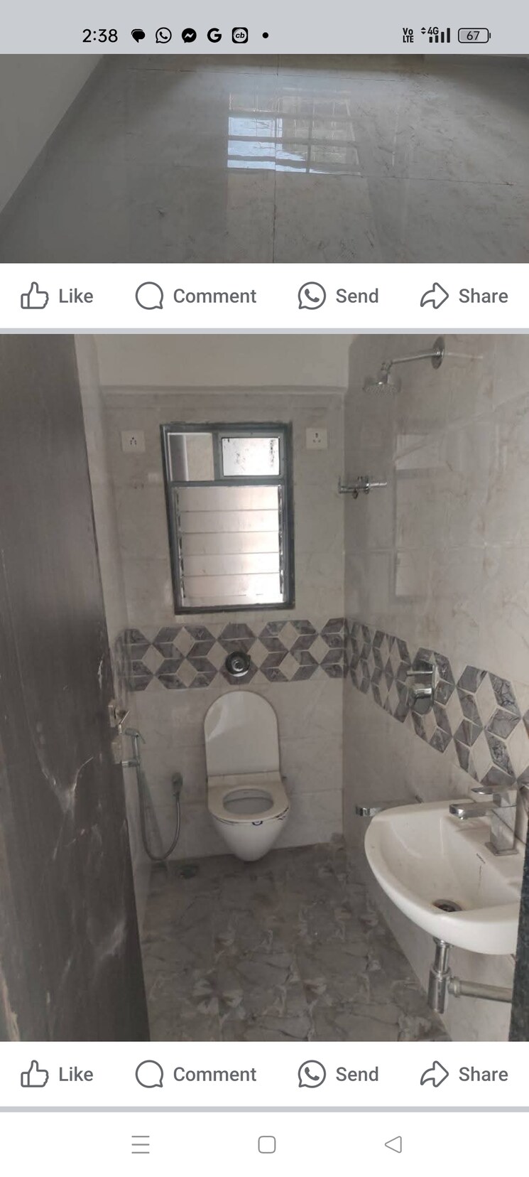 Bathroom, goregaon-west-view-chs 2 Bedroom 612 Sq.Ft. Apartment In Goregaon West Mumbai 8895717