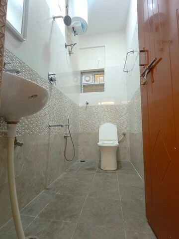 Bathroom in 1 BHK Builder Floor at Iti Layout – for Rent