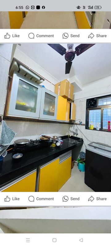 Kitchen in 2 BHK Apartment at Amar Kunj Goregaon West, Goregaon West – for Rent