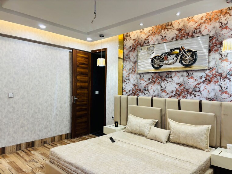 Bedroom, trishla-city 3 Bedroom 1770 Sq.Ft. Apartment In Patiala Road Zirakpur 8895754