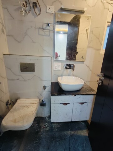 Bathroom in 3 BHK Builder Floor at Shivalik Colony – for Rent