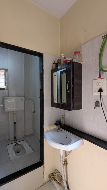 Bathroom in 2 BHK Apartment at Wadgaon Sheri – for Rent