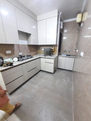 Kitchen in 2 BHK Builder Floor at Malviya Nagar – for Rent