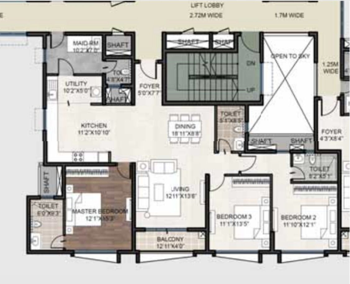 3 BHK Apartment For Sale in Puravankara Purva Atmosphere