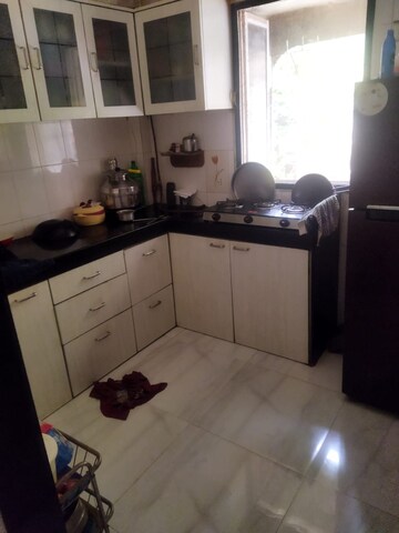 Kitchen in 1.5 BHK Apartment at Libra CHS, Malad West – for Rent