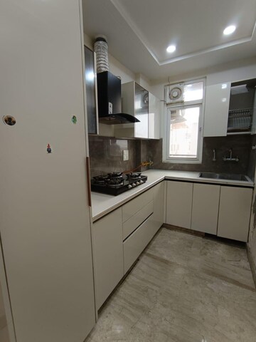 Kitchen in 2 BHK Builder Floor at Paschim Vihar – for Rent