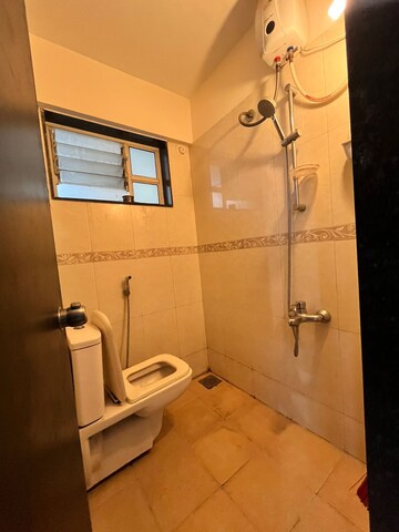 Bathroom in 3 BHK Apartment at Rohan Ishan, Bavdhan – for Rent