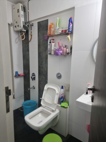 Bathroom in 2 BHK Apartment at Gurukrupa Marina Enclave, Malad West – for Rent