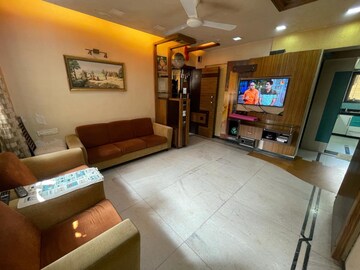 Living Room in 3 BHK Apartment at NG Garden, Kandivali West – for Rent