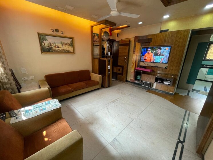 Living Room, ng-garden 3 Bedroom 1100 Sq.Ft. Apartment In Kandivali West Mumbai 8896345