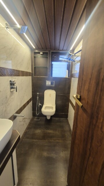 Bathroom in 2 BHK Apartment at Avon Majesty, Borivali East – for Rent