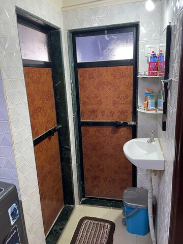 Bathroom in 1 BHK Apartment at Runwal Plaza, Vartak Nagar – for Sale