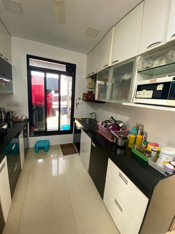 Kitchen in 2.5 BHK Apartment at Rustomjee Elanza, Malad West – for Rent