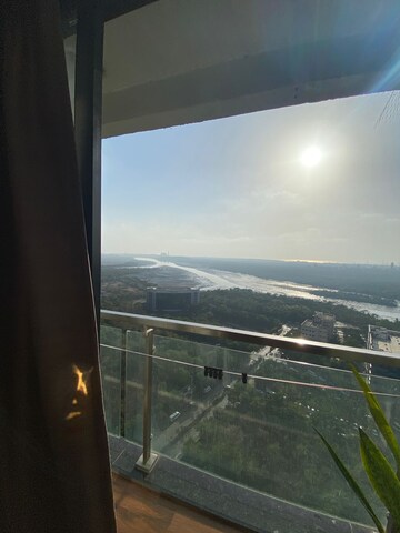 Balcony in 2.5 BHK Apartment at Rustomjee Elanza, Malad West – for Rent