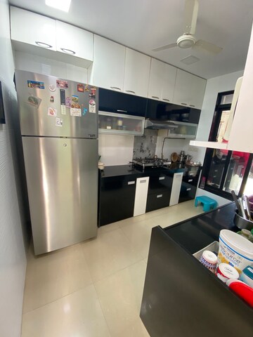Kitchen in 2.5 BHK Apartment at Rustomjee Elanza, Malad West – for Rent