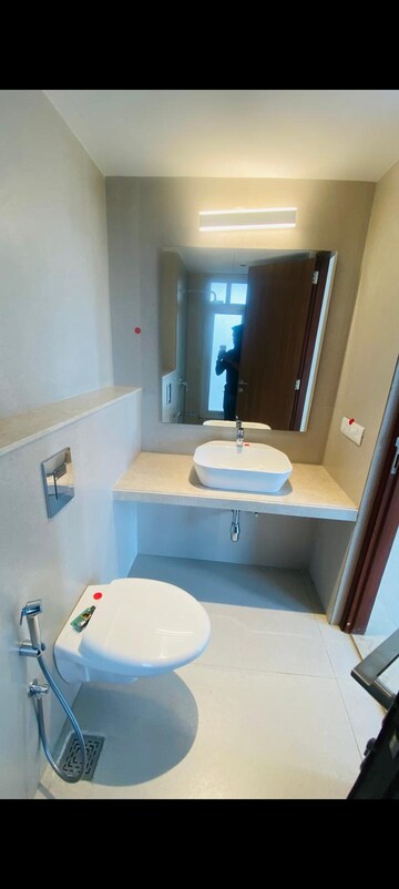 Bathroom in 2 BHK Apartment at Sheth Zuri, Laxmi Nagar – for Rent
