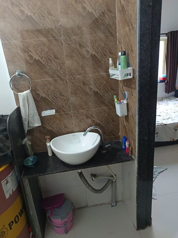 Bathroom in 2 BHK Apartment at Gautama Building, Pimple Nilakh – for Rent