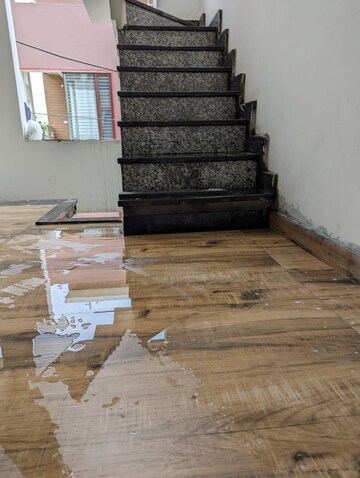 Staircase in 3 BHK Villa at GBP Rosewood Estate, Central Derabassi – for Rent