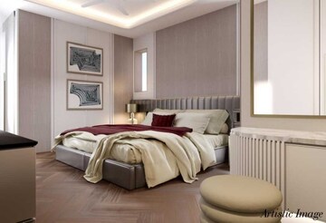 Bedroom in 3 BHK Builder Floor at Anand Niketan – for Rent