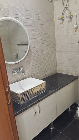 Bathroom in 3 BHK Builder Floor at New Rajinder Nagar – for Sale