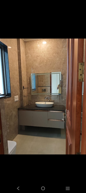 Bathroom in 3 BHK Builder Floor at Chittaranjan Park – for Rent