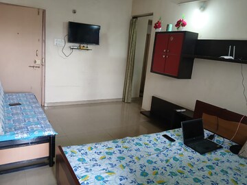 Master Bedroom in 1 BHK Apartment at Shree Viraj Garden, Dhanori – for Rent