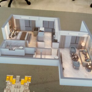 Floor Plan in 1 BHK Apartment at Crystal Hitendra Dhamm Shabha CHS, Goregaon West – for Sale