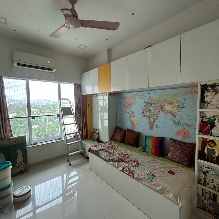 Bedroom, romell-aether 3 Bedroom 1150 Sq.Ft. Apartment In Goregaon East Mumbai 8896770