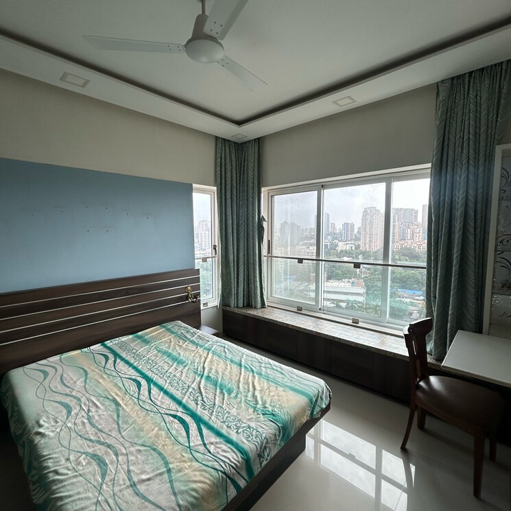 Bedroom, romell-aether 3 Bedroom 1150 Sq.Ft. Apartment In Goregaon East Mumbai 8896770