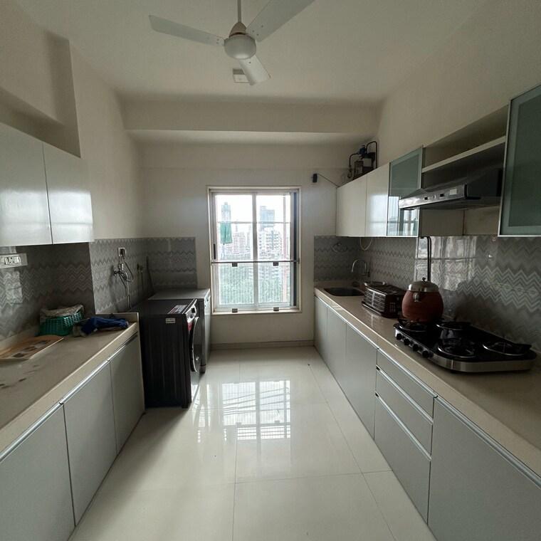 Kitchen, romell-aether 3 Bedroom 1150 Sq.Ft. Apartment In Goregaon East Mumbai 8896770