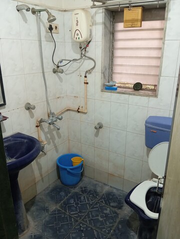 Bathroom in 3 BHK Apartment at Vasant Leela Complex, Vijay Nagari – for Rent