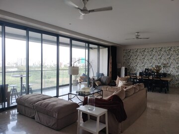 Living Room in 4 BHK Apartment at Rustomjee Elements, Andheri West – for Rent