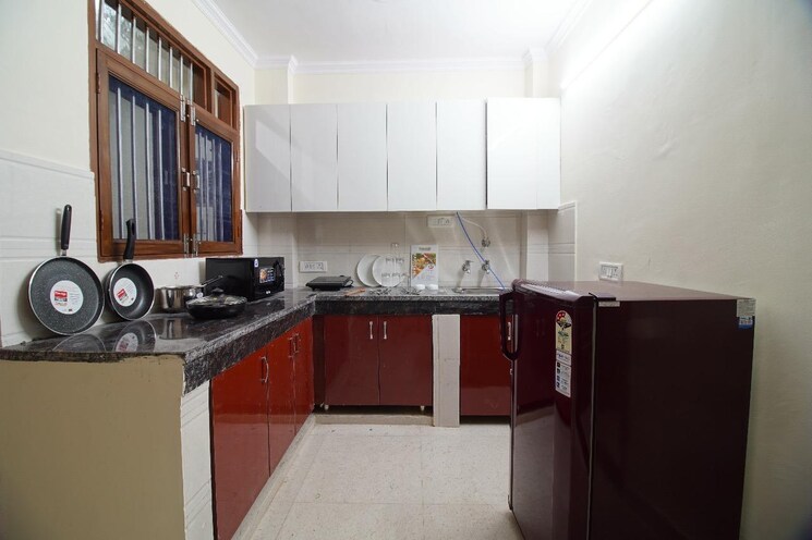 Kitchen, eros-rosewood-villas 2 Bedroom 70 Sq.Yd. Builder Floor In Sector 50 Gurgaon 8896911