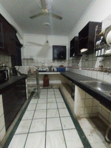 Kitchen in 3 BHK Builder Floor at Ansal Sushant Lok I, Sector 43 – for Rent