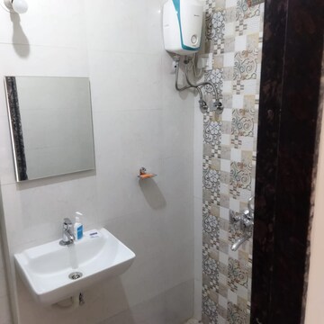 Bathroom in 2 BHK Apartment at Dharti Presidio, Malad West – for Rent