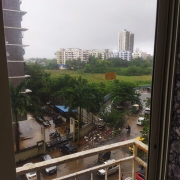Balcony in 2 BHK Apartment at Dharti Presidio, Malad West – for Rent