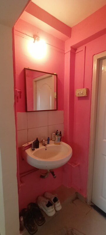 Bathroom in 1 BHK Apartment at New Mhada Tower, Malad West – for Rent