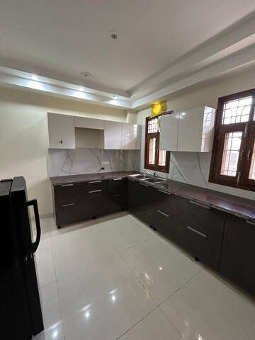 Kitchen in 3 BHK Builder Floor at Ansal Sushant Floors, Sushant Lok ii – for Rent